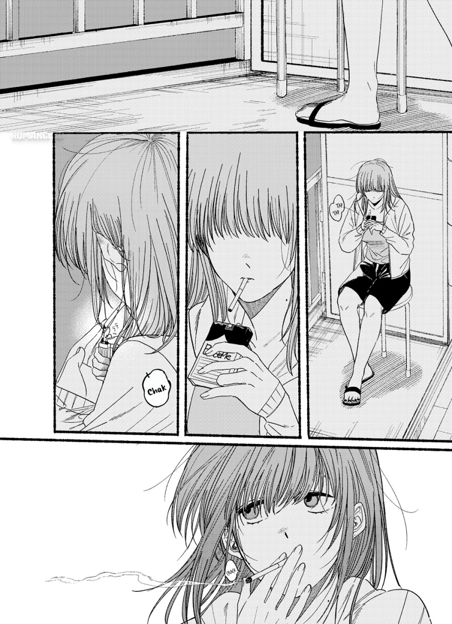 A Story About Smoking at the Back of the Supermarket (Super no Ura de Yani Suu Futari) Chapter 25.6 Gambar 8