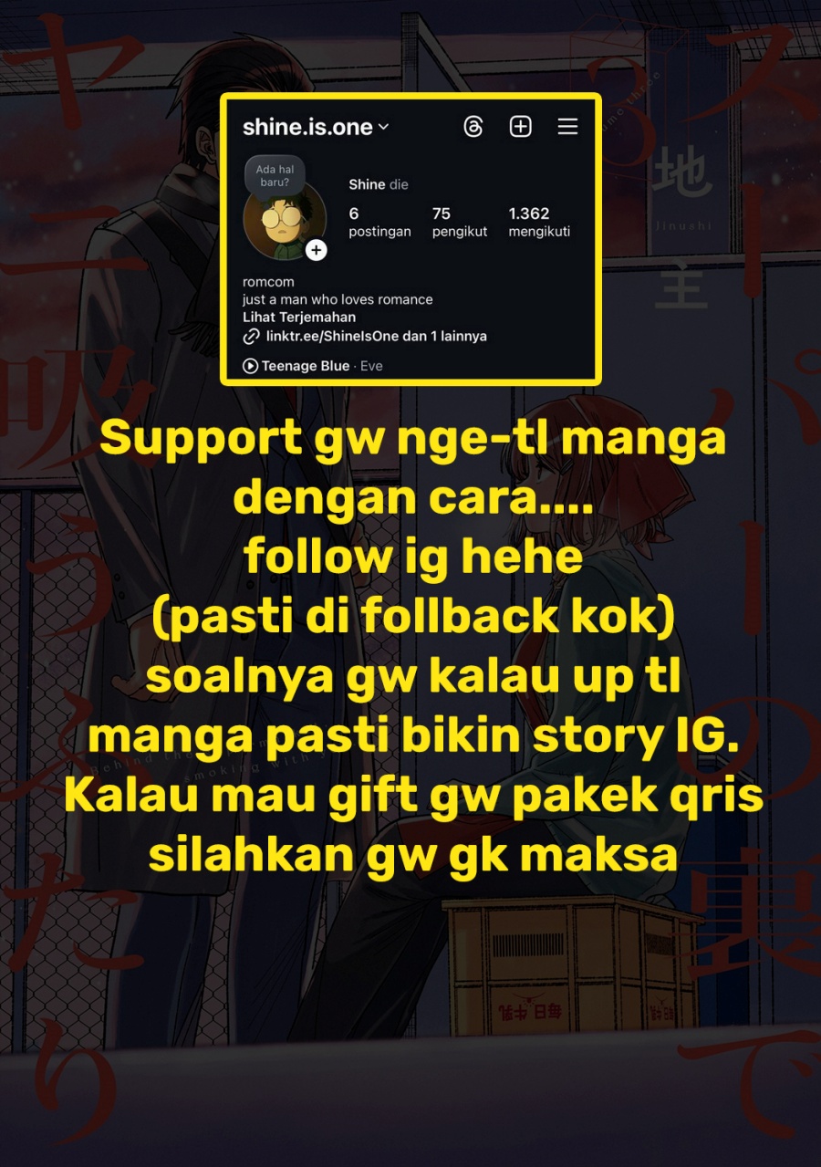 A Story About Smoking at the Back of the Supermarket (Super no Ura de Yani Suu Futari) Chapter 25.6 Gambar 12