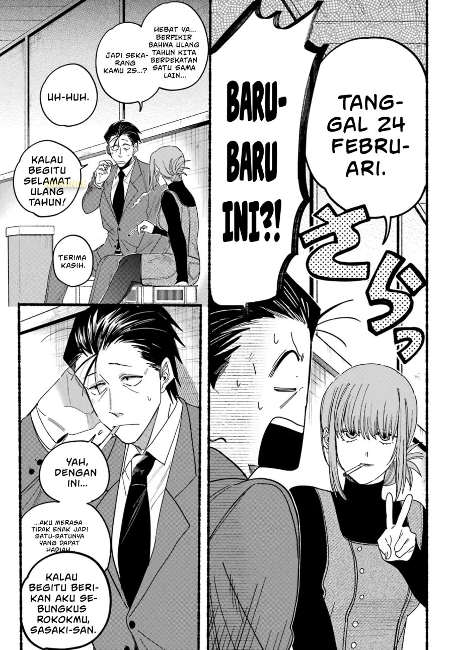 A Story About Smoking at the Back of the Supermarket (Super no Ura de Yani Suu Futari) Chapter 29 Gambar 28