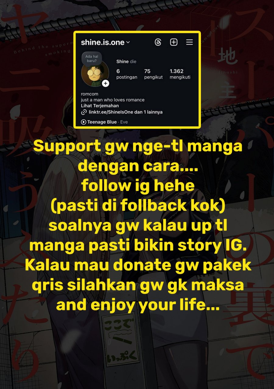 A Story About Smoking at the Back of the Supermarket (Super no Ura de Yani Suu Futari) Chapter 29 Gambar 38