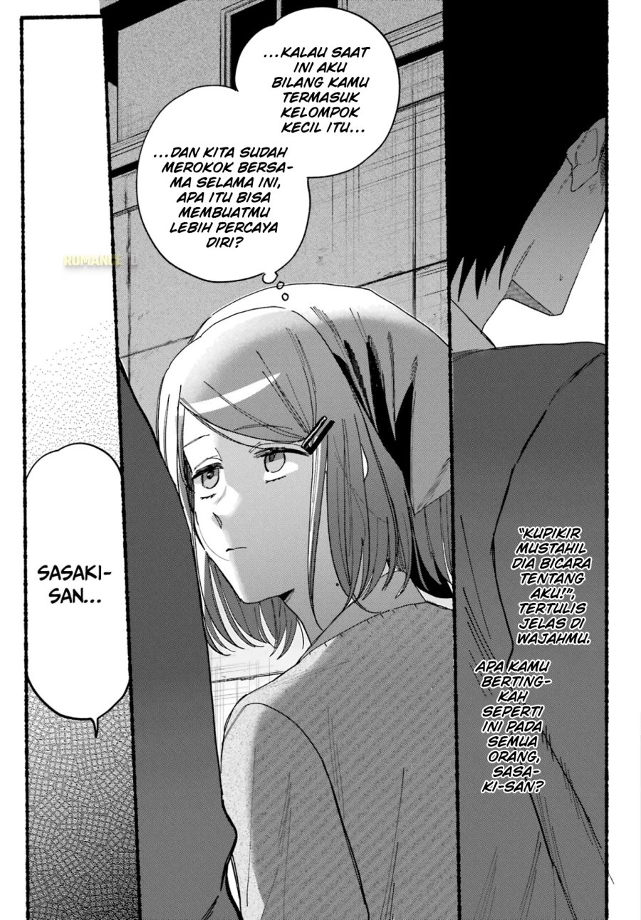 A Story About Smoking at the Back of the Supermarket (Super no Ura de Yani Suu Futari) Chapter 30 Gambar 31