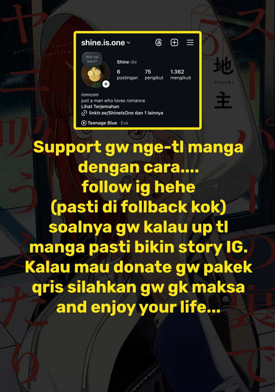 A Story About Smoking at the Back of the Supermarket (Super no Ura de Yani Suu Futari) Chapter 36 Gambar 33