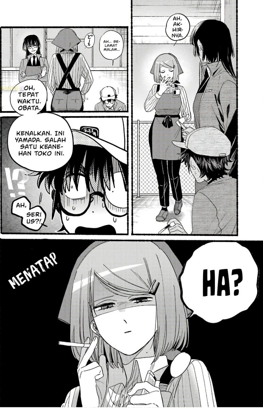 A Story About Smoking at the Back of the Supermarket (Super no Ura de Yani Suu Futari) Chapter 38.5 Gambar 5