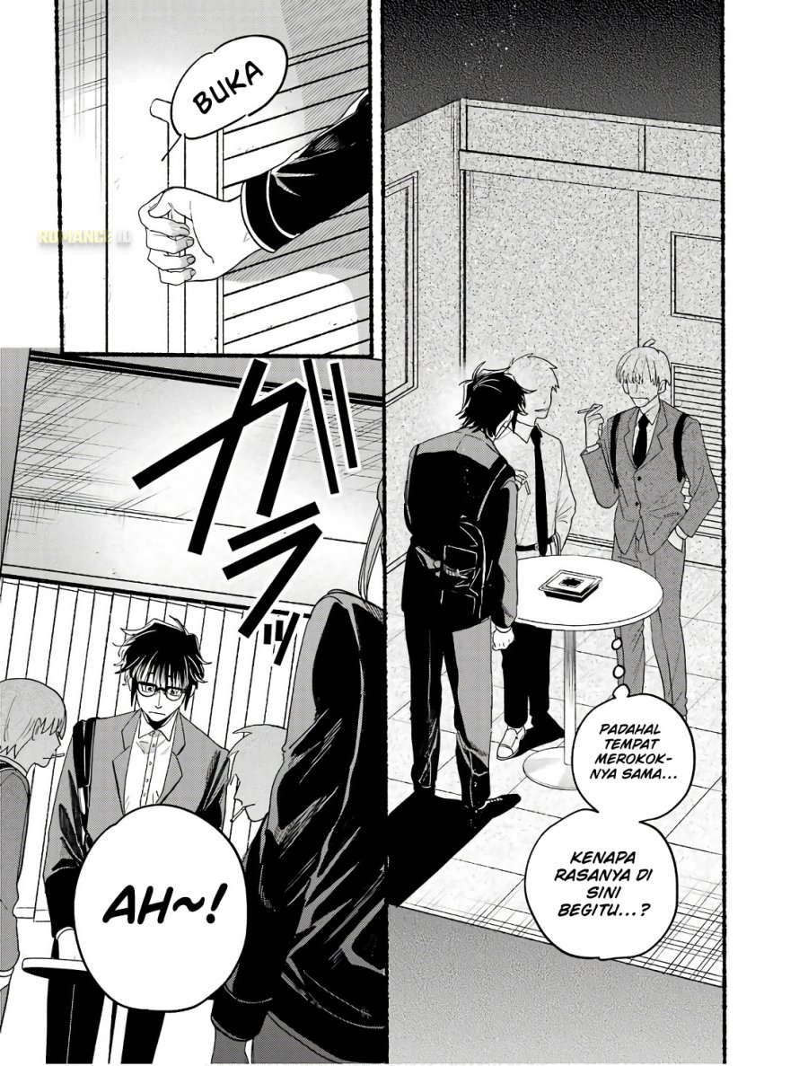 A Story About Smoking at the Back of the Supermarket (Super no Ura de Yani Suu Futari) Chapter 38.5 Gambar 21