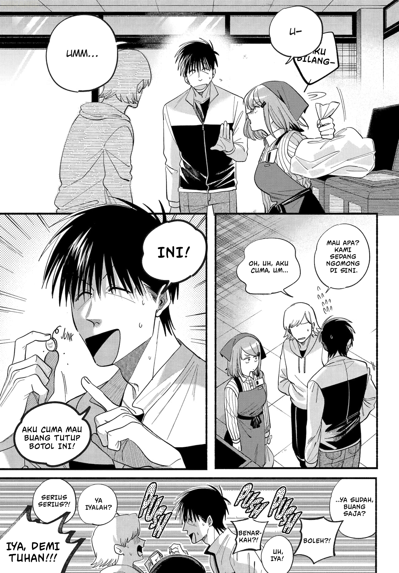 A Story About Smoking at the Back of the Supermarket (Super no Ura de Yani Suu Futari) Chapter 50 Gambar 12