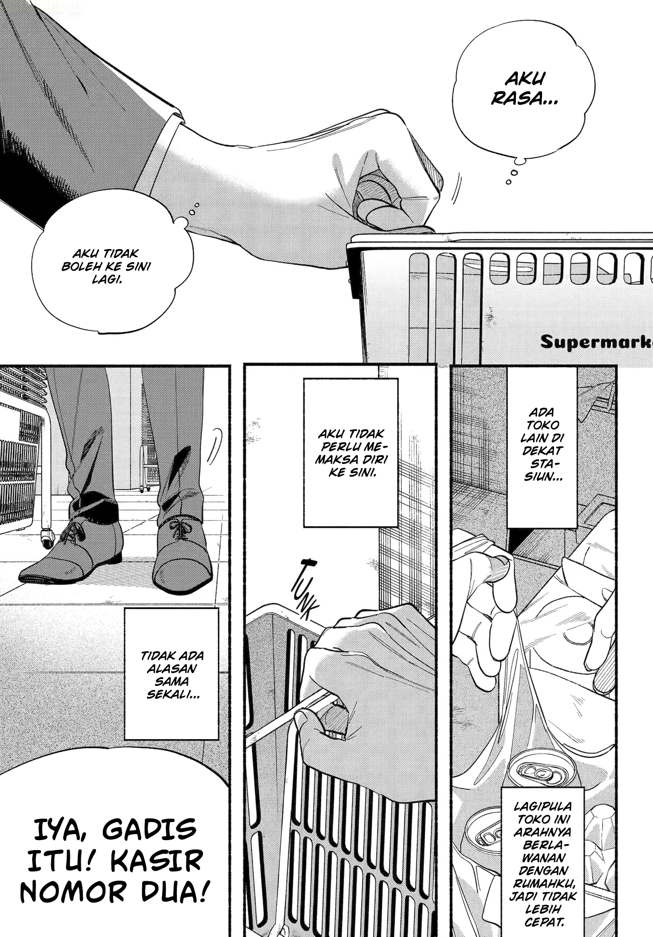 A Story About Smoking at the Back of the Supermarket (Super no Ura de Yani Suu Futari) Chapter 50 Gambar 28