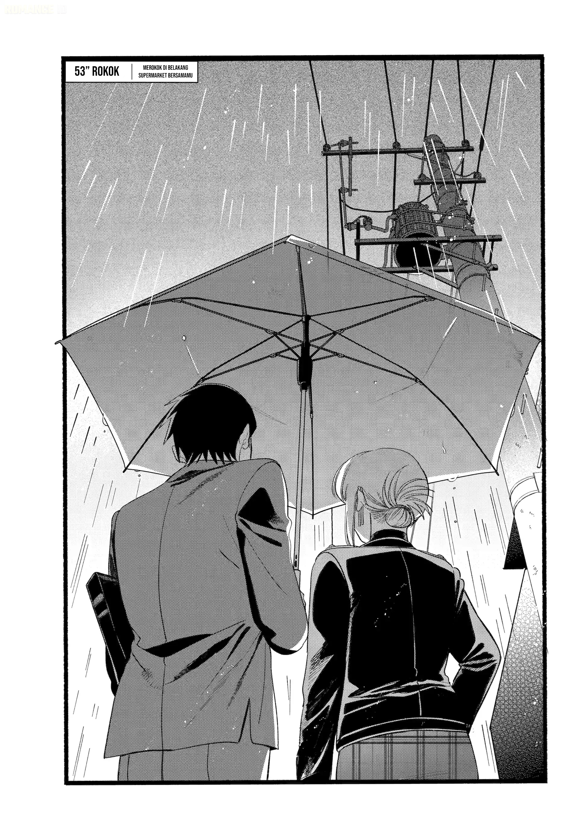 A Story About Smoking at the Back of the Supermarket (Super no Ura de Yani Suu Futari) Chapter 53 Gambar 2