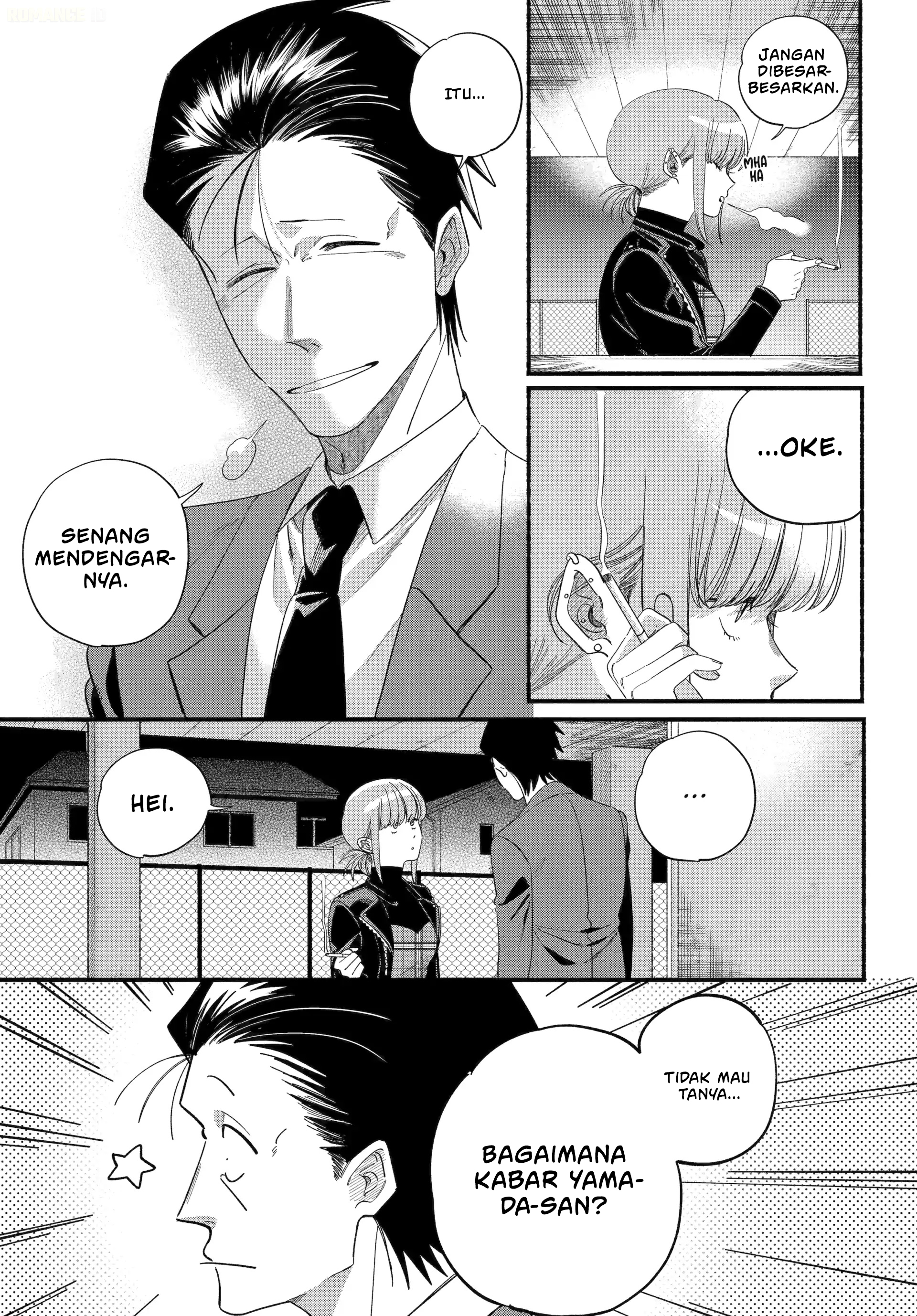 A Story About Smoking at the Back of the Supermarket (Super no Ura de Yani Suu Futari) Chapter 53 Gambar 10