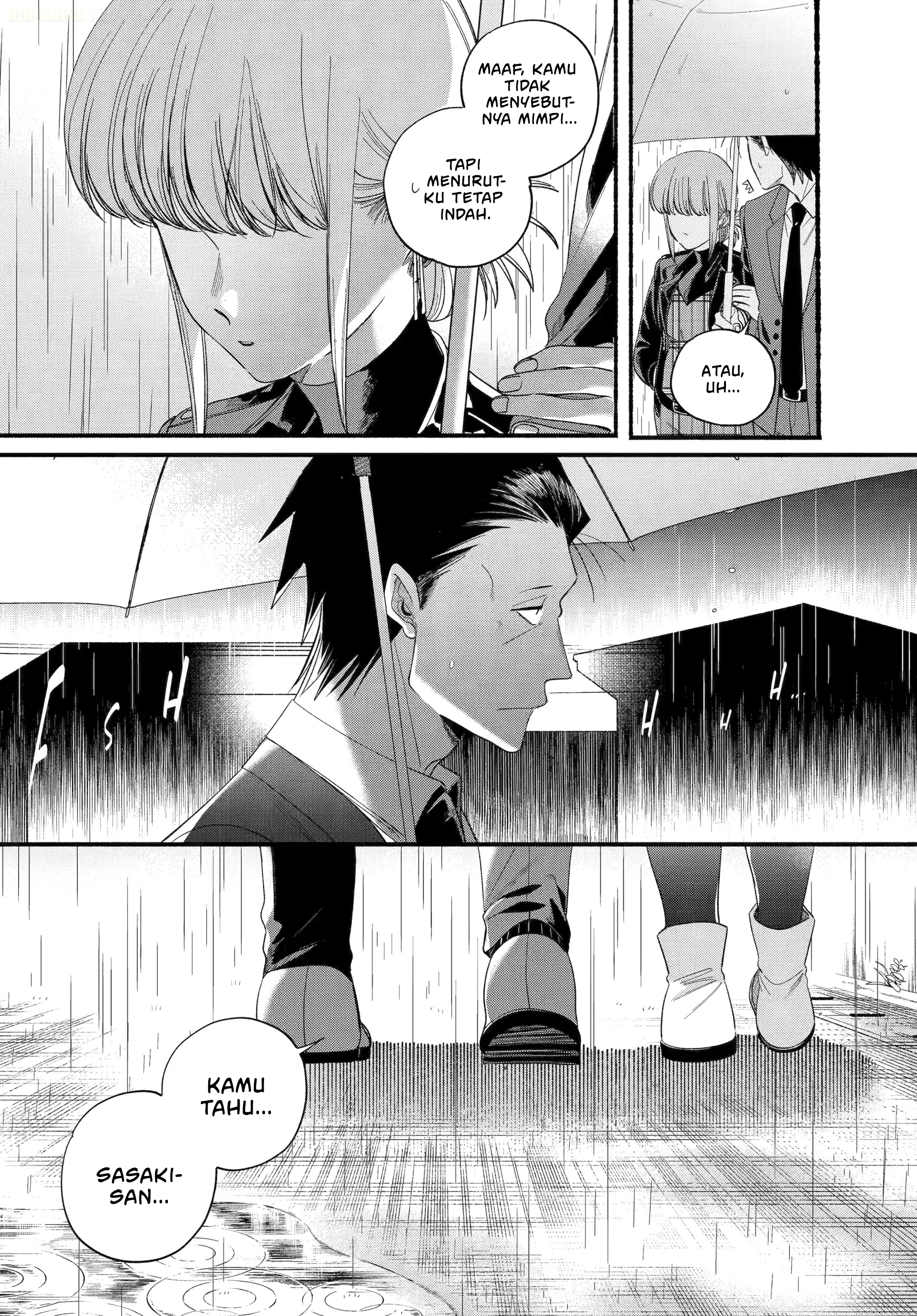 A Story About Smoking at the Back of the Supermarket (Super no Ura de Yani Suu Futari) Chapter 53 Gambar 20