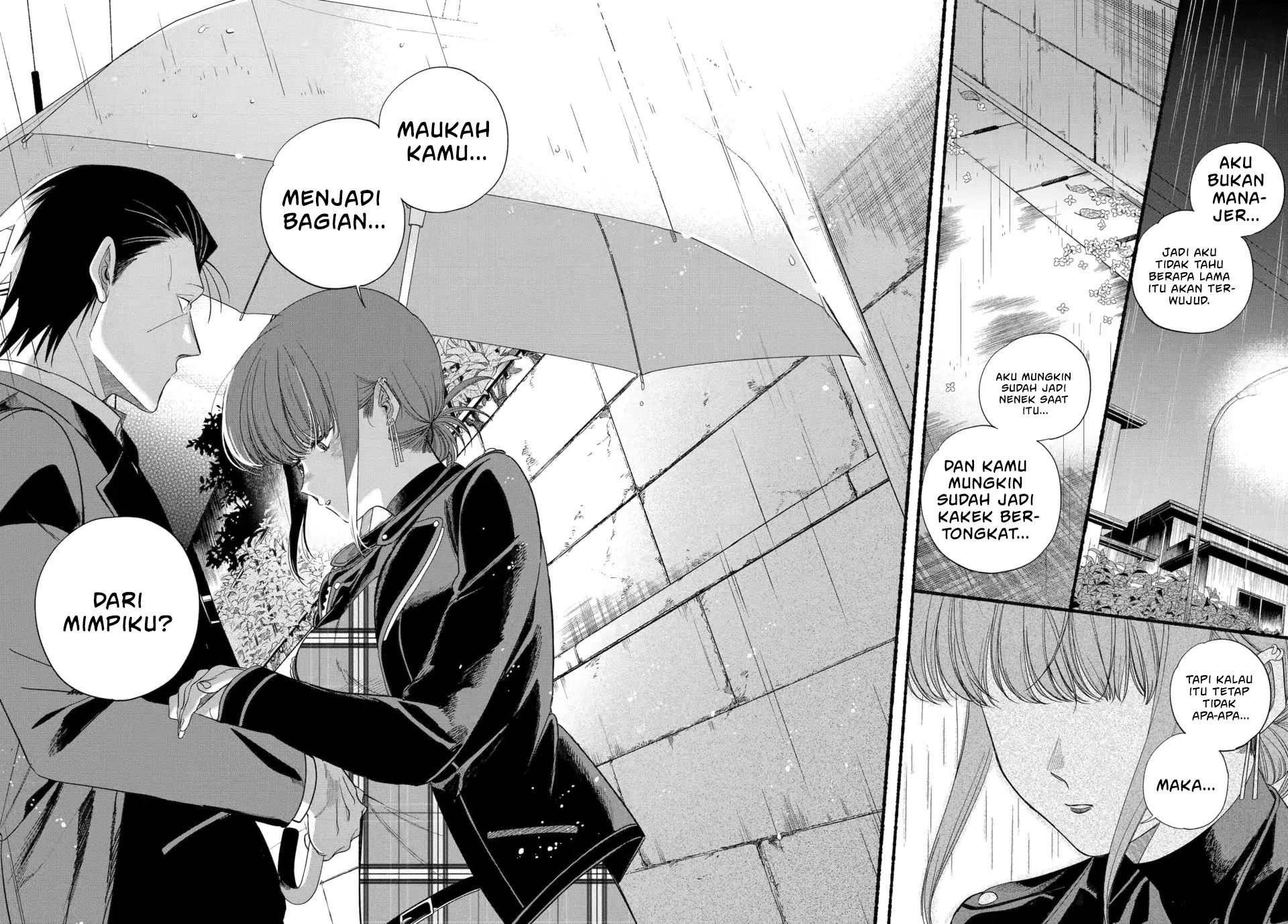 A Story About Smoking at the Back of the Supermarket (Super no Ura de Yani Suu Futari) Chapter 53 Gambar 22