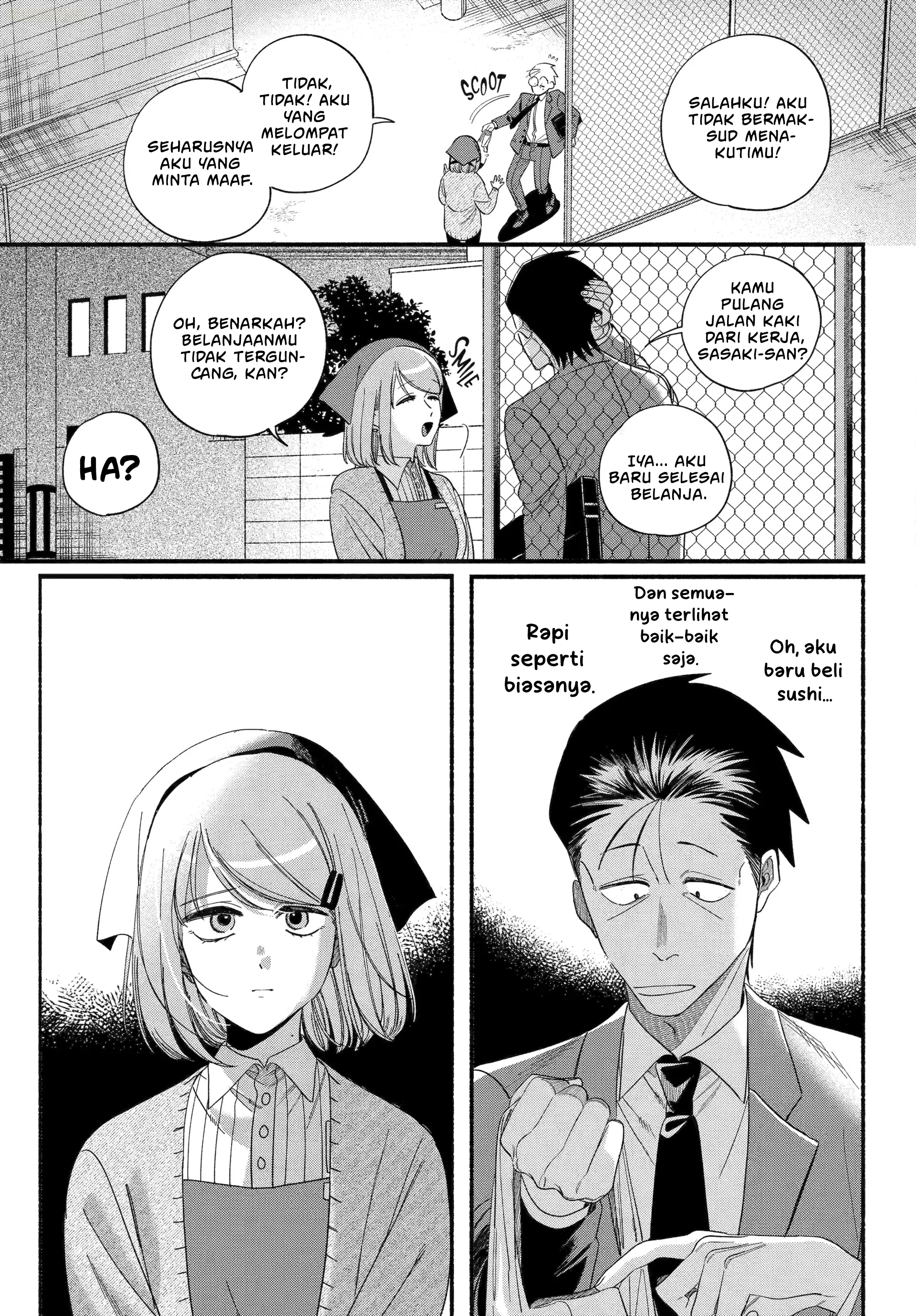A Story About Smoking at the Back of the Supermarket (Super no Ura de Yani Suu Futari) Chapter 55 Gambar 34