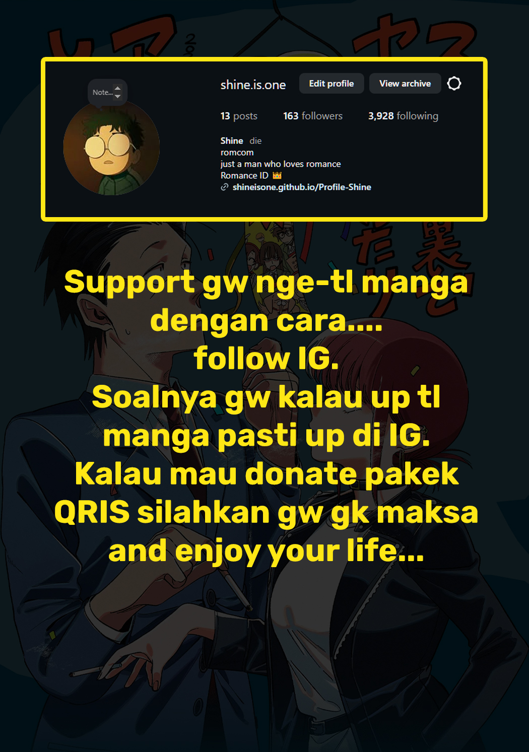 A Story About Smoking at the Back of the Supermarket (Super no Ura de Yani Suu Futari) Chapter 56 Gambar 48