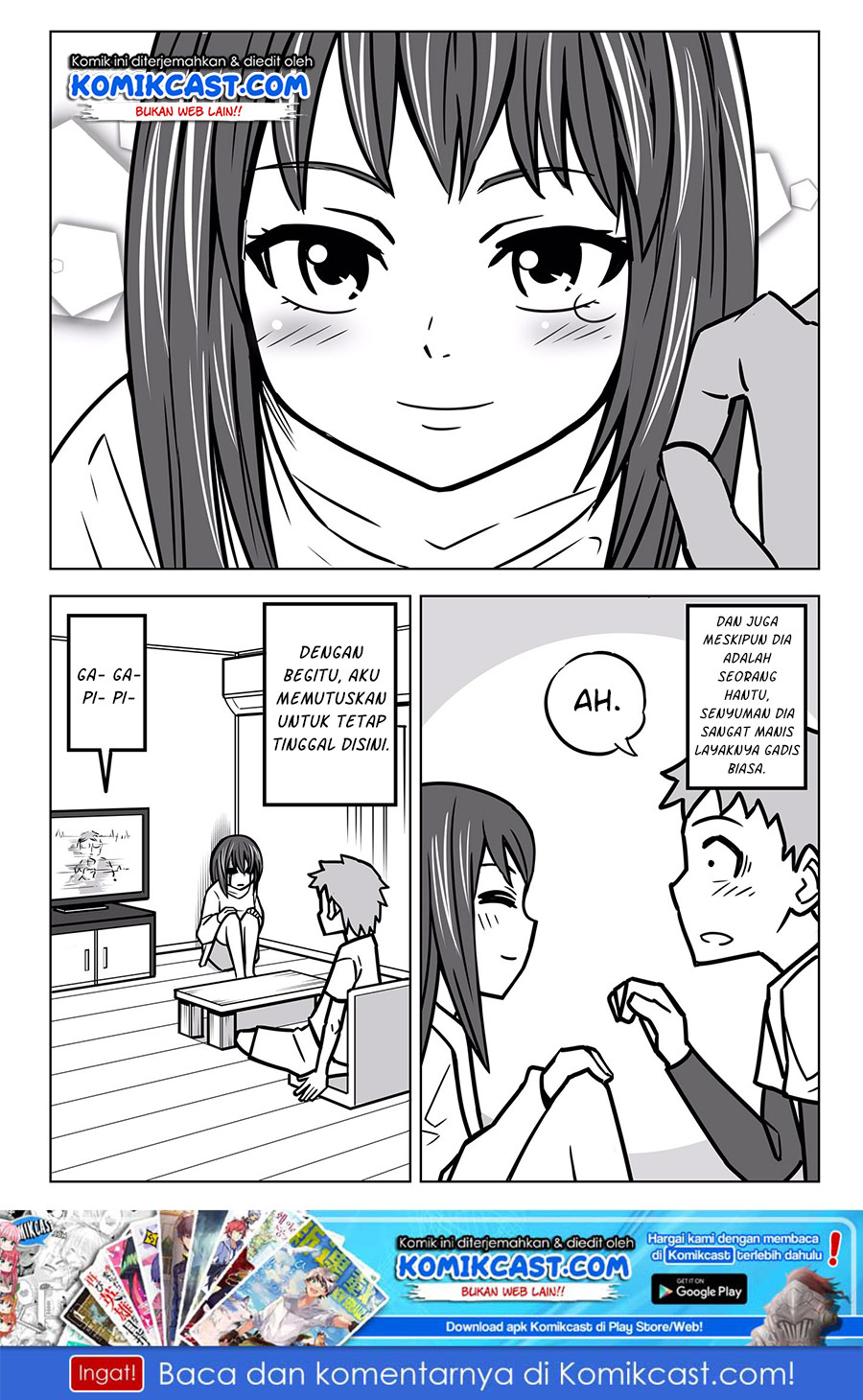 A Story about Living with a Ghost who will Attain Enlightenment in a Year Chapter 01 Gambar 3