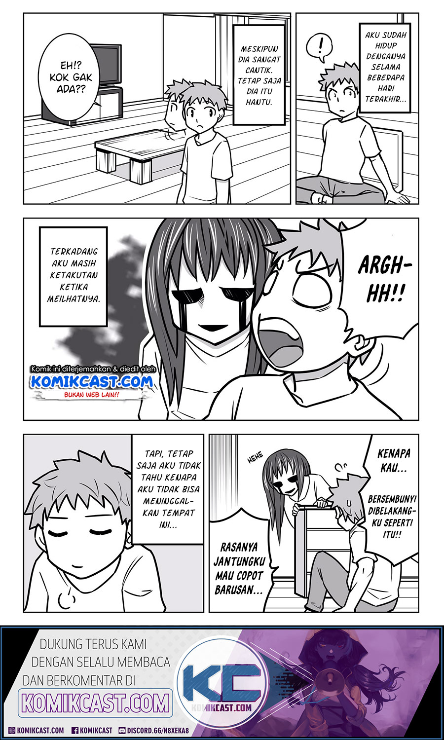A Story about Living with a Ghost who will Attain Enlightenment in a Year Chapter 01 Gambar 4