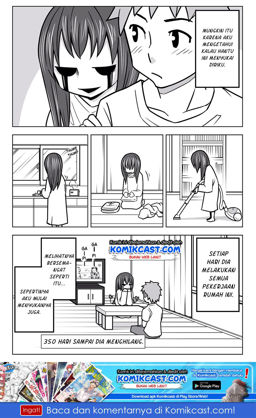 A Story about Living with a Ghost who will Attain Enlightenment in a Year Chapter 01 Gambar 5