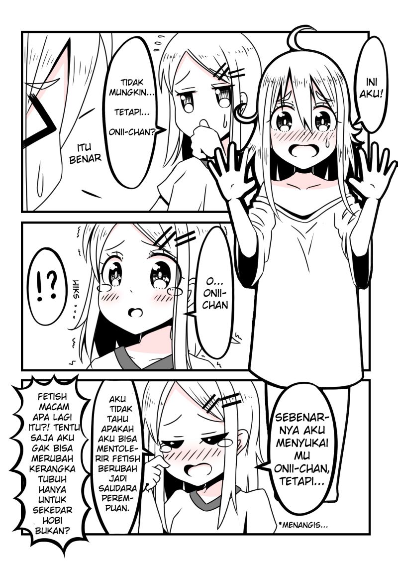 A Story in Which an Older Brother Becomes a Little Sister Chapter 02 Gambar 2