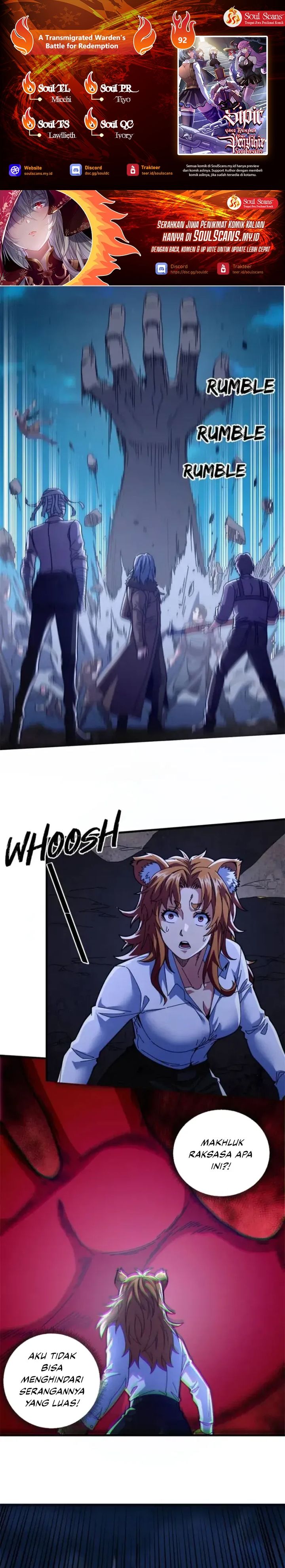 A Transmigrated Warden’s Battle for Redemption Chapter 92 Gambar 1