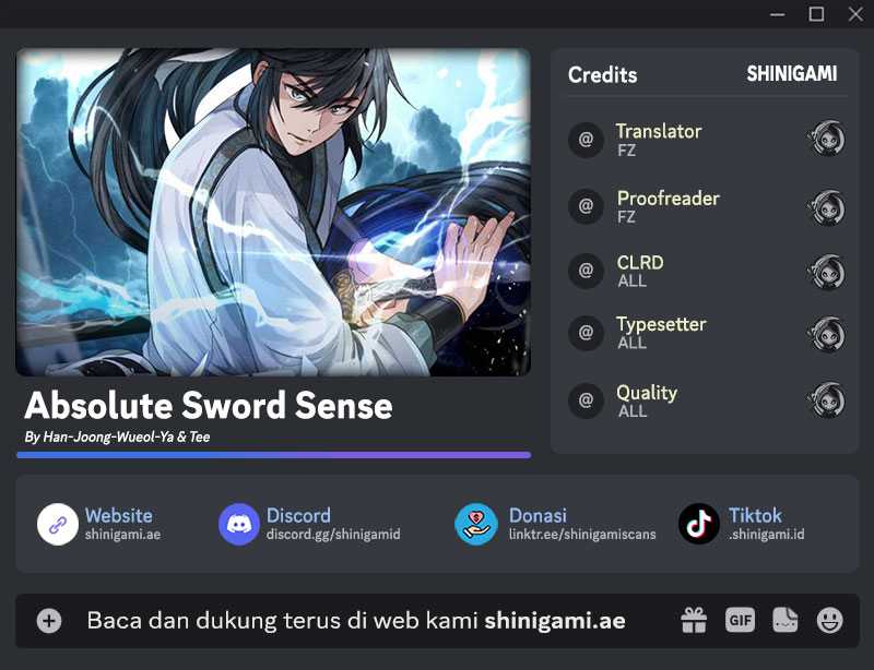 Absolute Sword Sense Chapter 96 Gambar 1