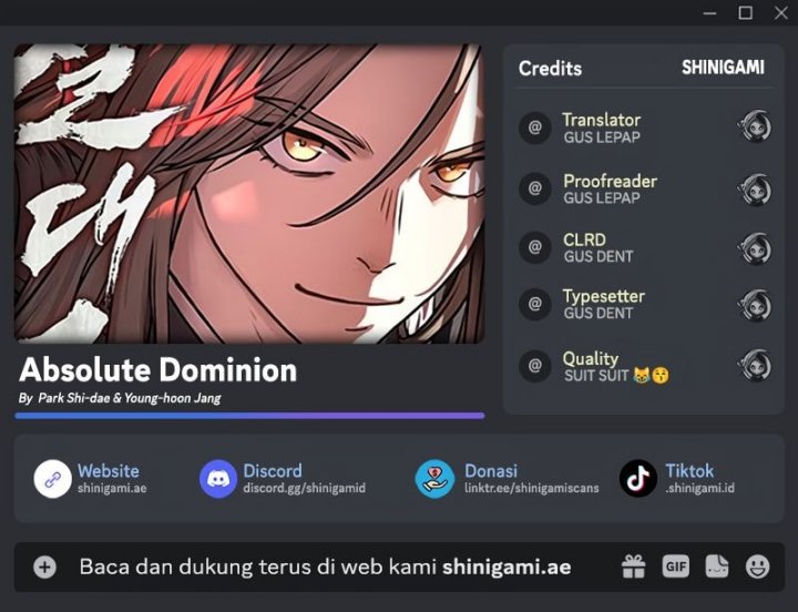 Absolute Dominion Chapter 32 Gambar 1
