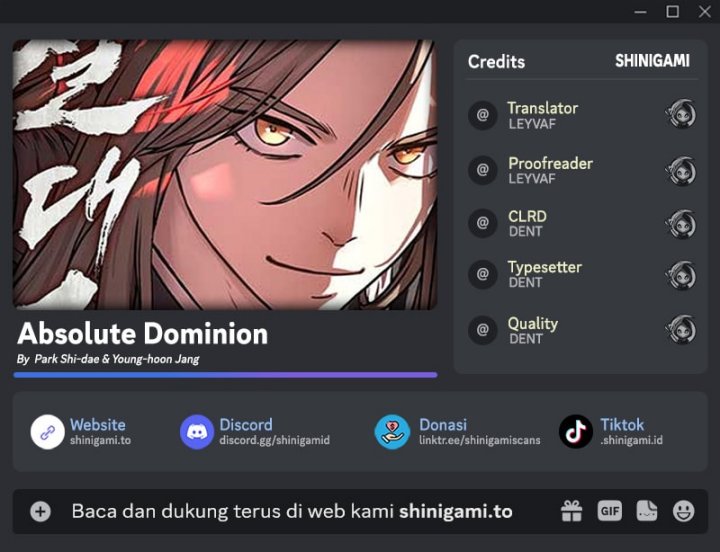 Absolute Dominion Chapter 58 Gambar 1
