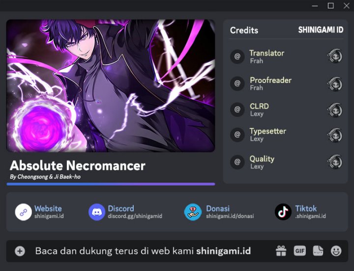 Absolute Necromancer Chapter 07 Gambar 1