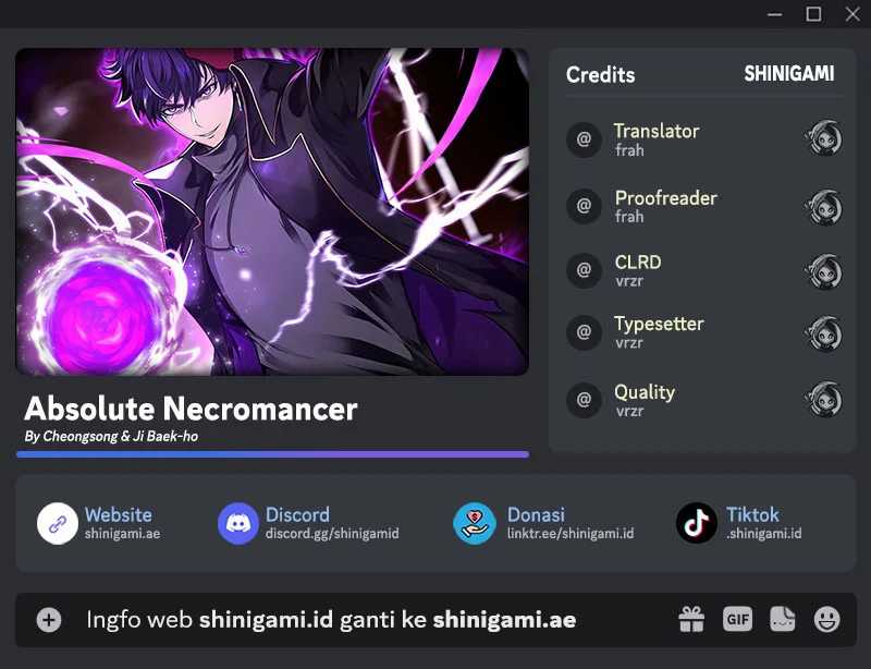 Absolute Necromancer Chapter 32 Gambar 1