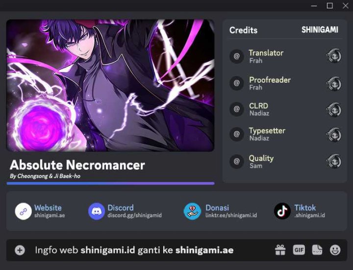 Absolute Necromancer Chapter 38 Gambar 1