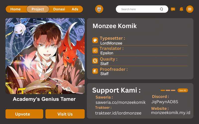 Academy’s Genius Tamer Chapter 33 Gambar 1