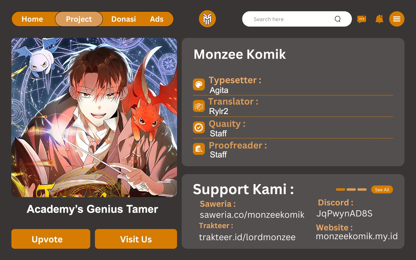 Academy’s Genius Tamer Chapter 34 Gambar 1