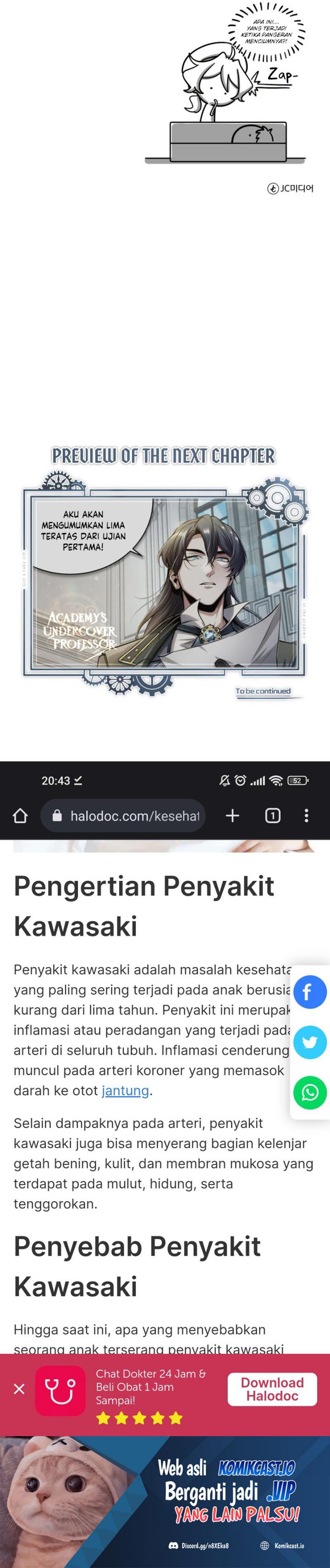 Academy’s Undercover Professor Chapter 54 Gambar 58