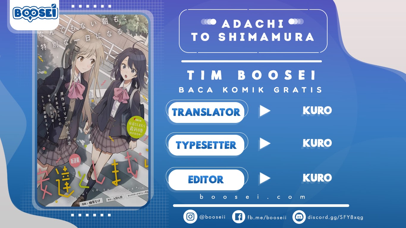 Adachi to Shimamura (YUZUHARA Moke) Chapter 07 Gambar 1