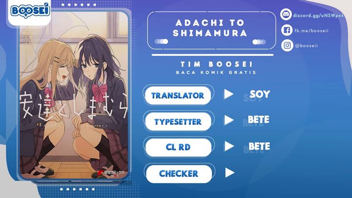 Adachi to Shimamura (YUZUHARA Moke) Chapter 18.5 Gambar 1