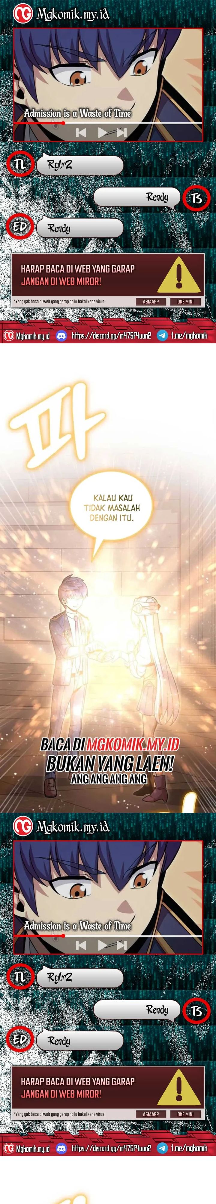 Admission is a Waste of Time Chapter 51 Gambar 1