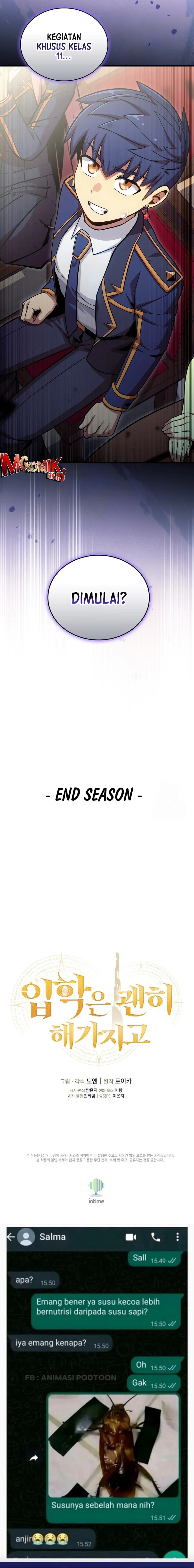Admission is a Waste of Time Chapter 56 Gambar 18