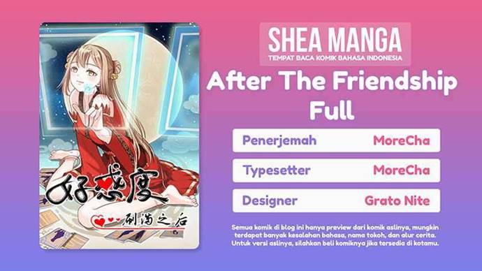 After The Friendship Full (100% Cleared Harem Route / Make The Level Up To Max) Chapter 17 Gambar 1