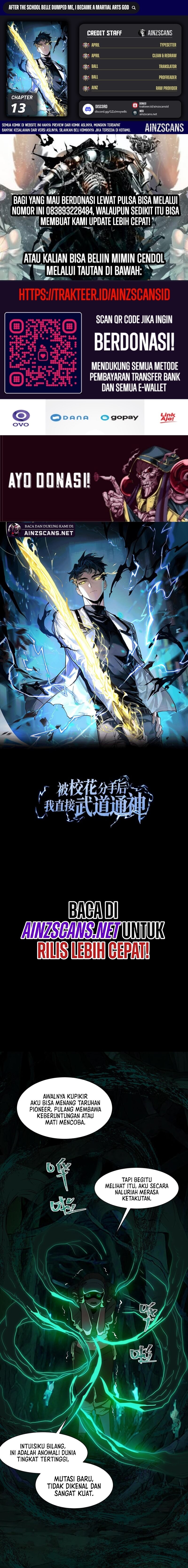 After the High School Goddess Dumped Me I Became a Martial Arts God (After breaking up with the school beauty) Chapter 13 Gambar 1