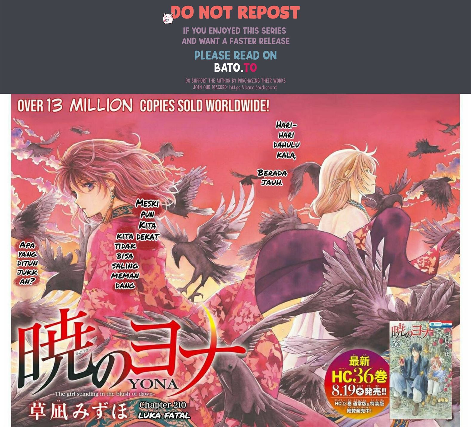 Akatsuki no Yona Chapter 210 Gambar 1