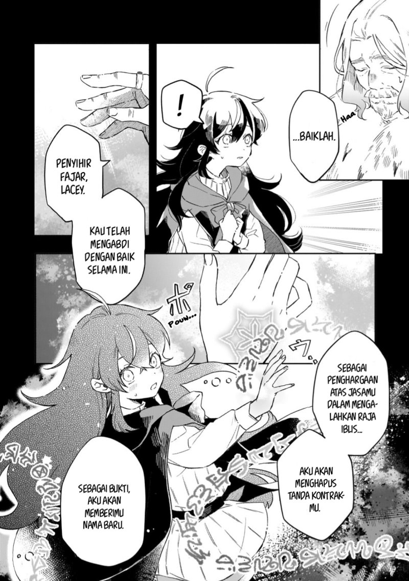 Akatsuki no Majo Reishi wa Jiyu ni Ikitai Mao Tobatsu o Oeta Node, Nonbiri o Mise o Hirakimasu Chapter 04 Gambar 6