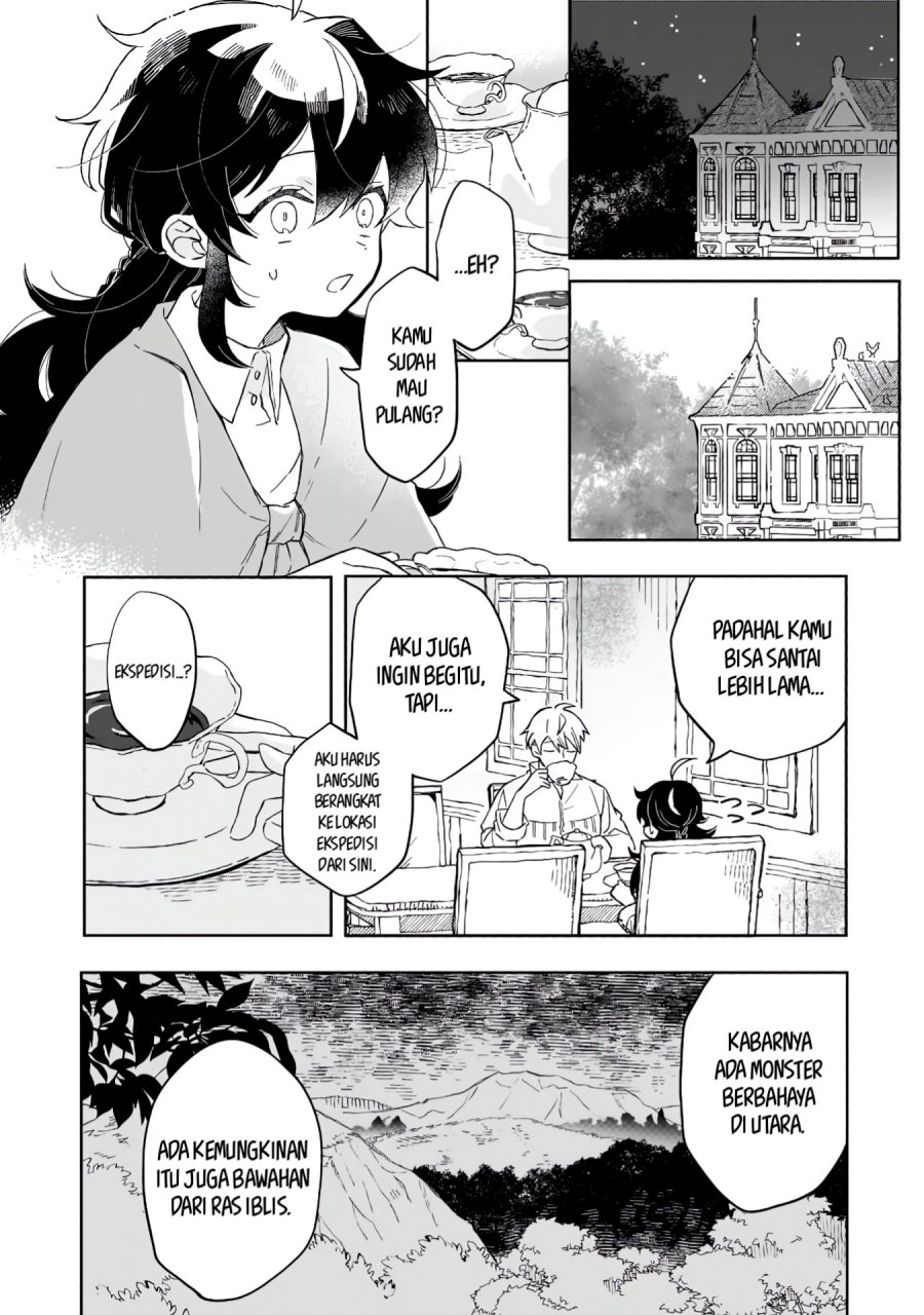 Akatsuki no Majo Reishi wa Jiyu ni Ikitai Mao Tobatsu o Oeta Node, Nonbiri o Mise o Hirakimasu Chapter 05 Gambar 16