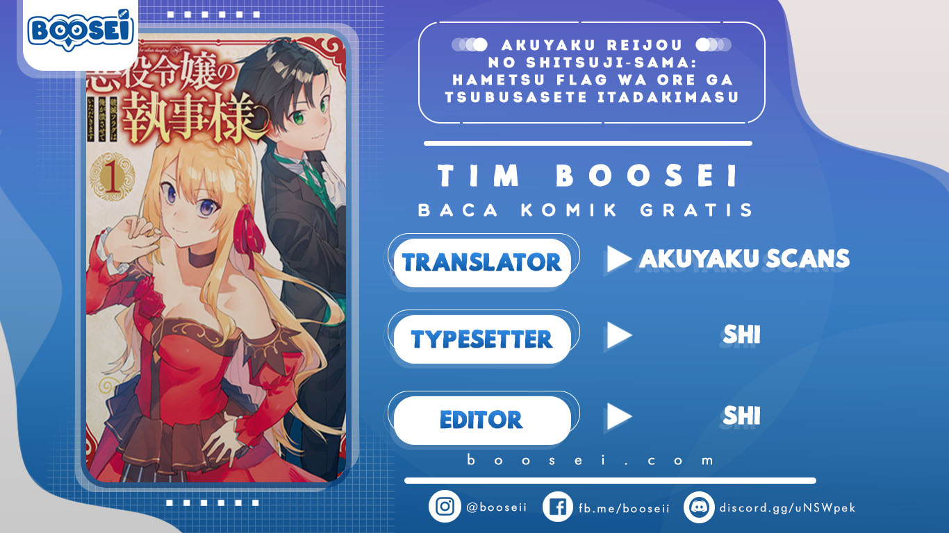 Akuyaku Reijou no Shitsuji-sama Hametsu Flag wa Ore ga Tsubusasete itadakimasu Chapter 2.2 Gambar 1
