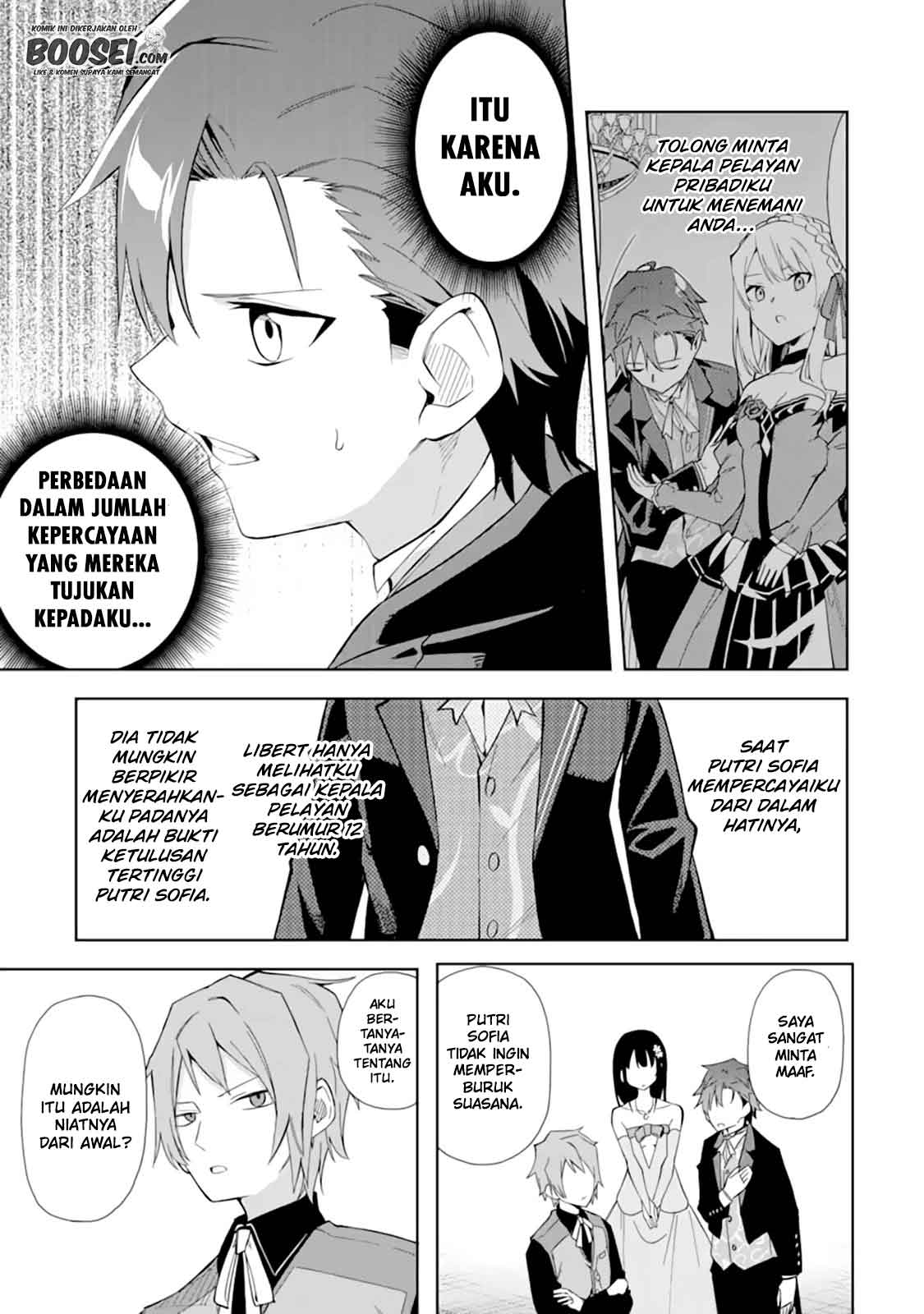 Akuyaku Reijou no Shitsuji-sama Hametsu Flag wa Ore ga Tsubusasete itadakimasu Chapter 09 Gambar 22