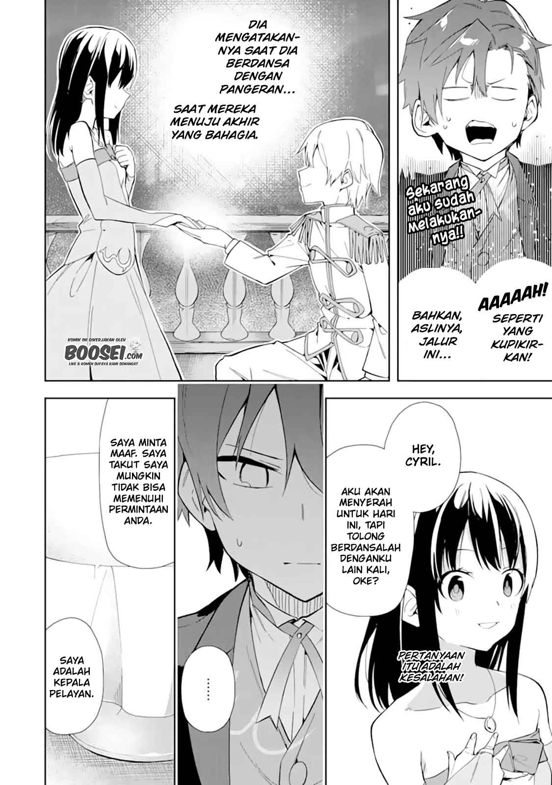 Akuyaku Reijou no Shitsuji-sama Hametsu Flag wa Ore ga Tsubusasete itadakimasu Chapter 09 Gambar 25