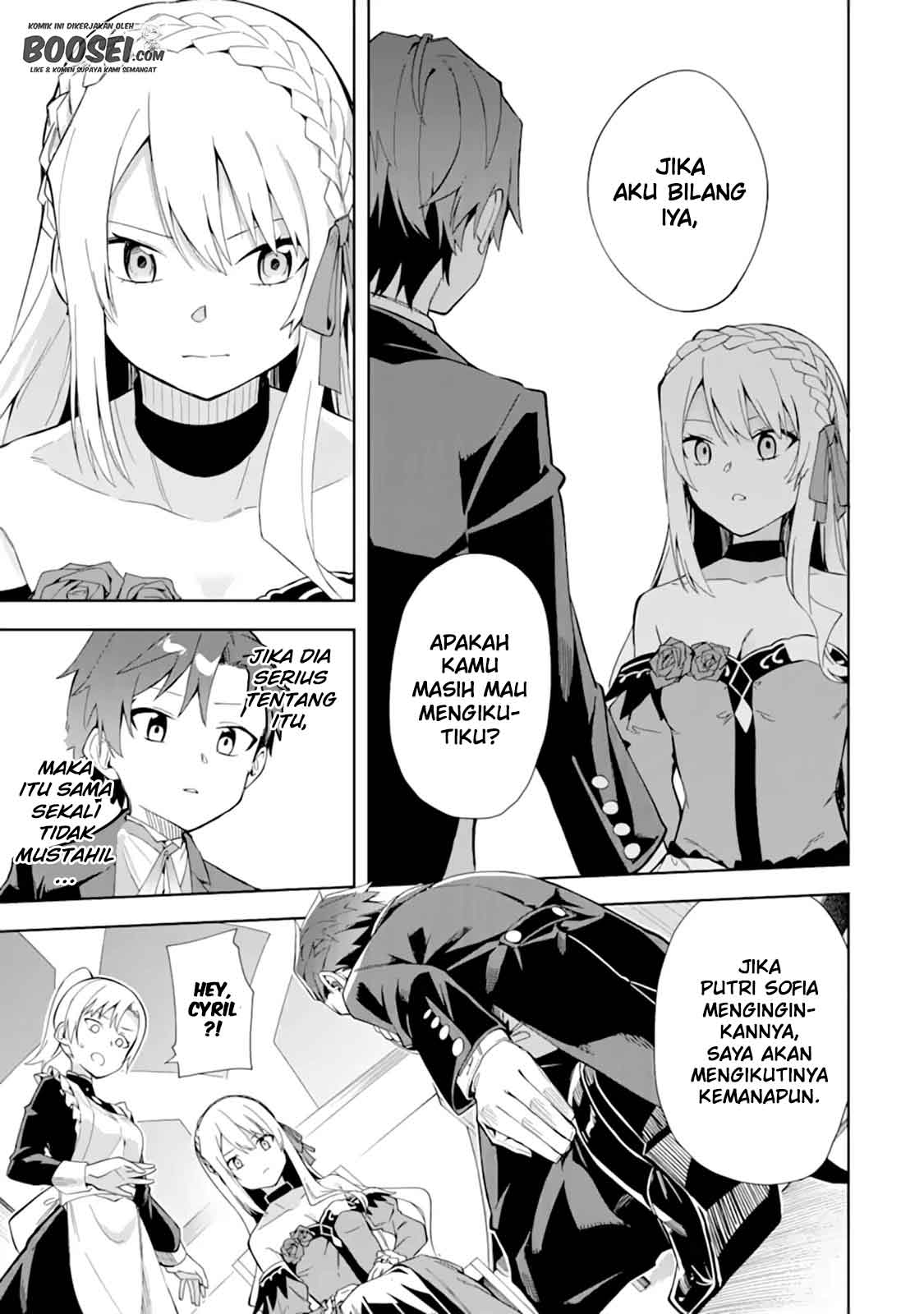 Akuyaku Reijou no Shitsuji-sama Hametsu Flag wa Ore ga Tsubusasete itadakimasu Chapter 09 Gambar 34