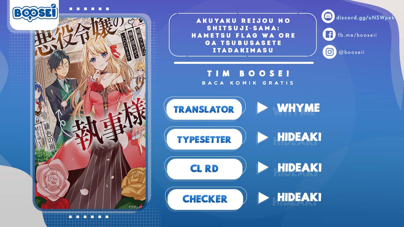 Akuyaku Reijou no Shitsuji-sama Hametsu Flag wa Ore ga Tsubusasete itadakimasu Chapter 14 Gambar 1
