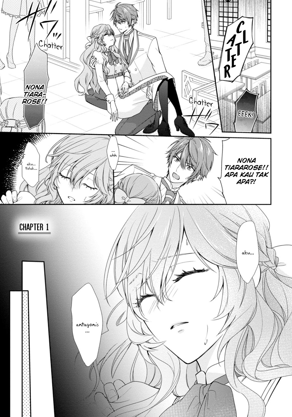 Akuyaku Reijou wa Ringoku no Outaishi ni Dekiai Sareru Chapter 01 Gambar 4