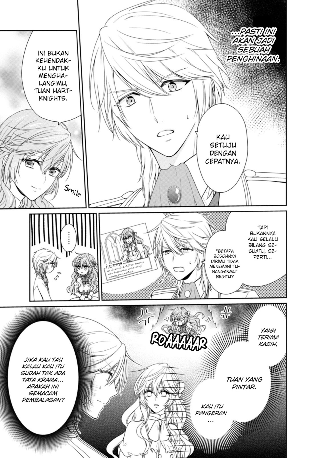 Akuyaku Reijou wa Ringoku no Outaishi ni Dekiai Sareru Chapter 01 Gambar 16