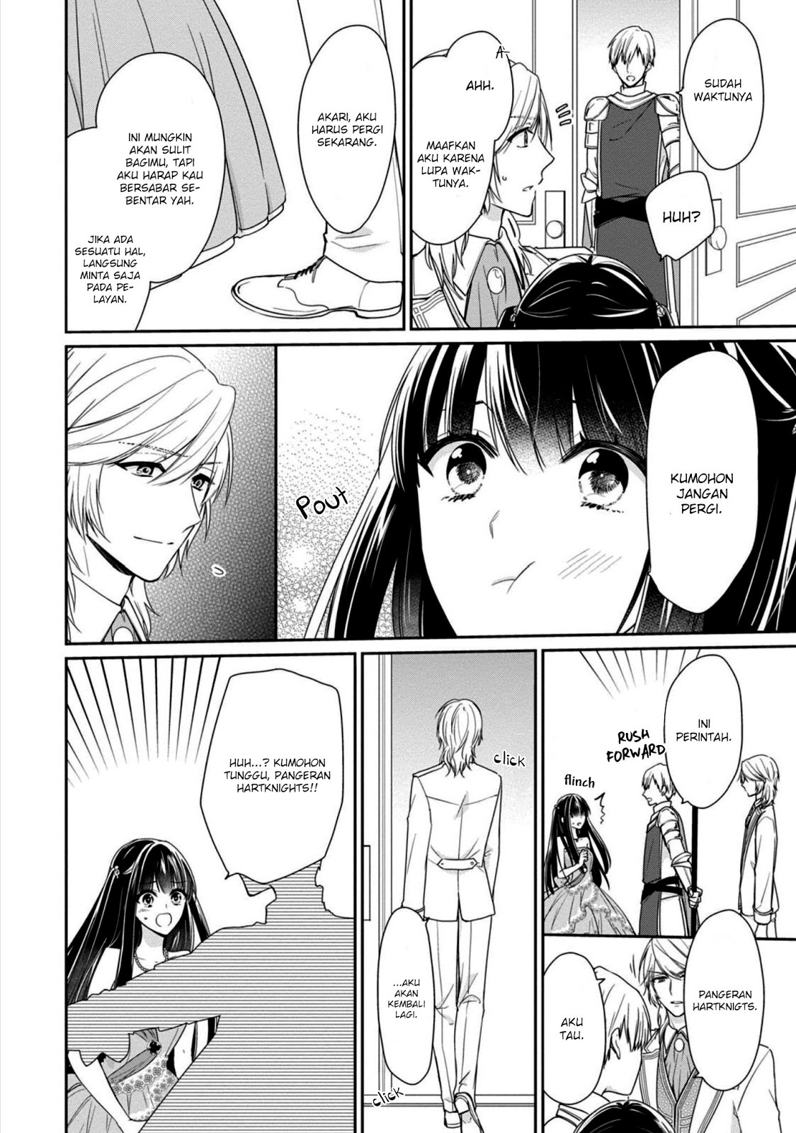 Akuyaku Reijou wa Ringoku no Outaishi ni Dekiai Sareru Chapter 04 Gambar 12