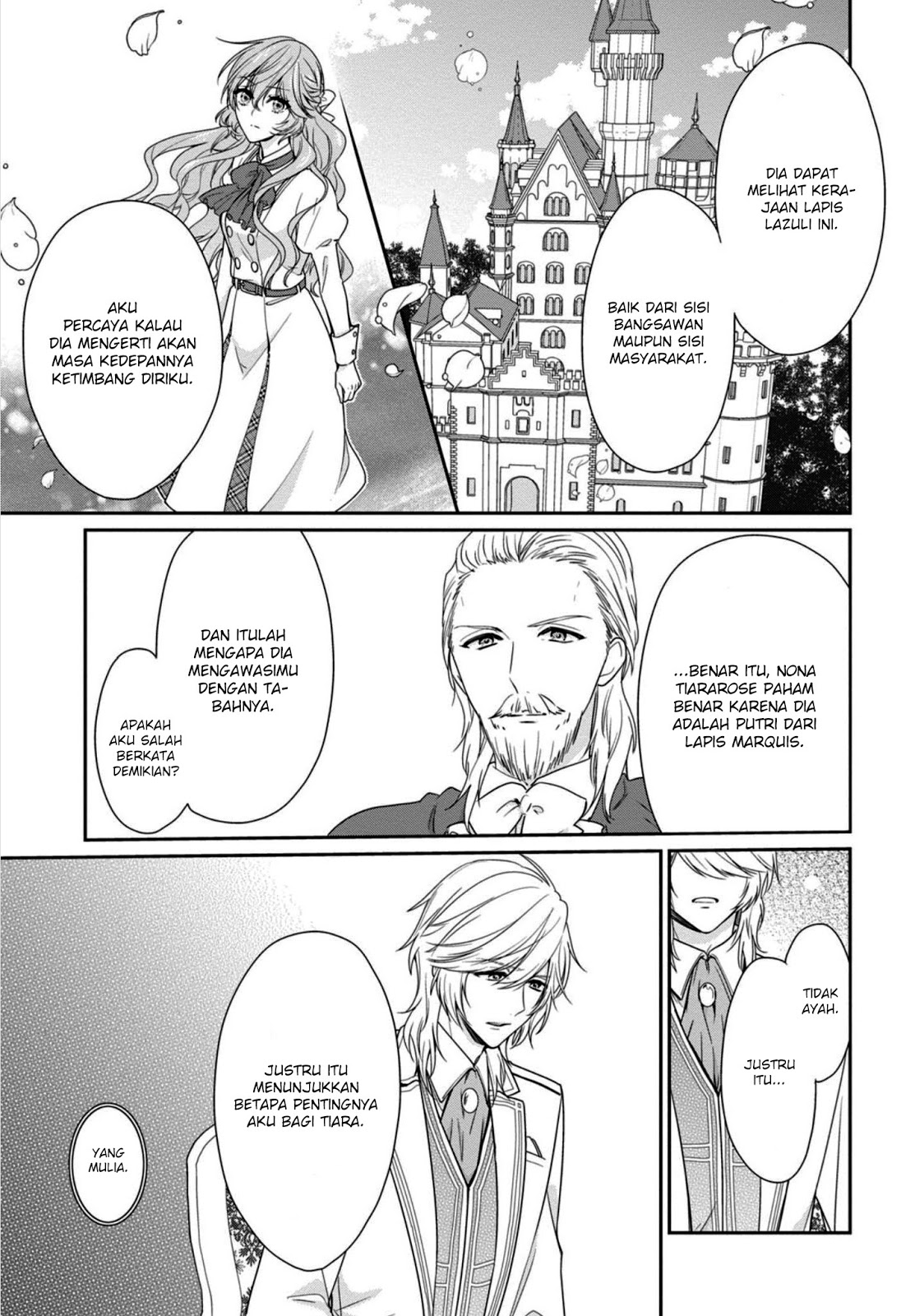 Akuyaku Reijou wa Ringoku no Outaishi ni Dekiai Sareru Chapter 04 Gambar 15