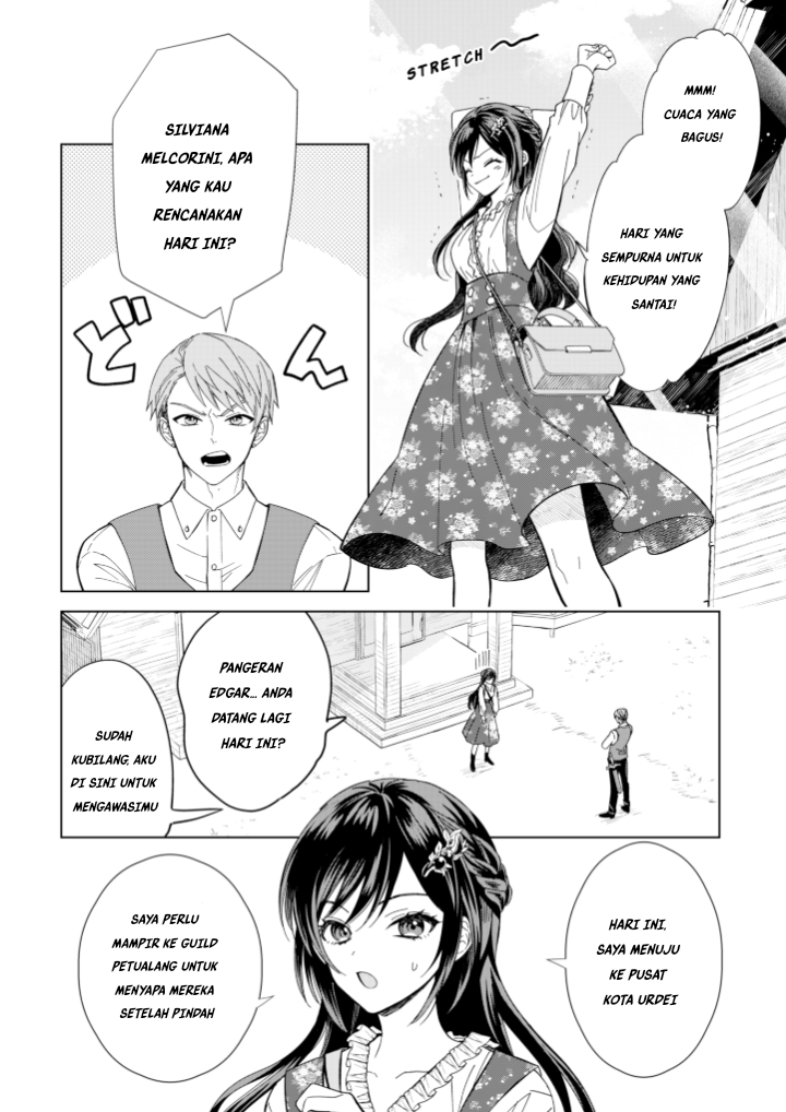Akuyaku Reijou wa Slow Life o Enjoy Shitai!: Yatto Kon’yaku Hakisareta no ni, Daini Ouji ga Meccha Stalker Shitekurun desu kedo Chapter 04 Gambar 2