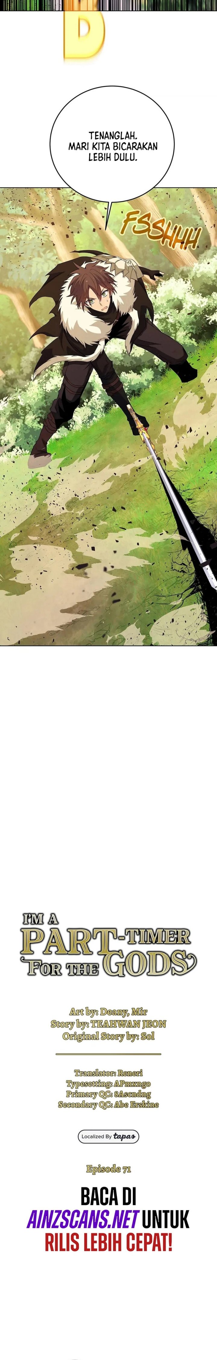 Albanara of the Gods ( I Became A Part Time Employee For Gods ) Chapter 71 Gambar 9